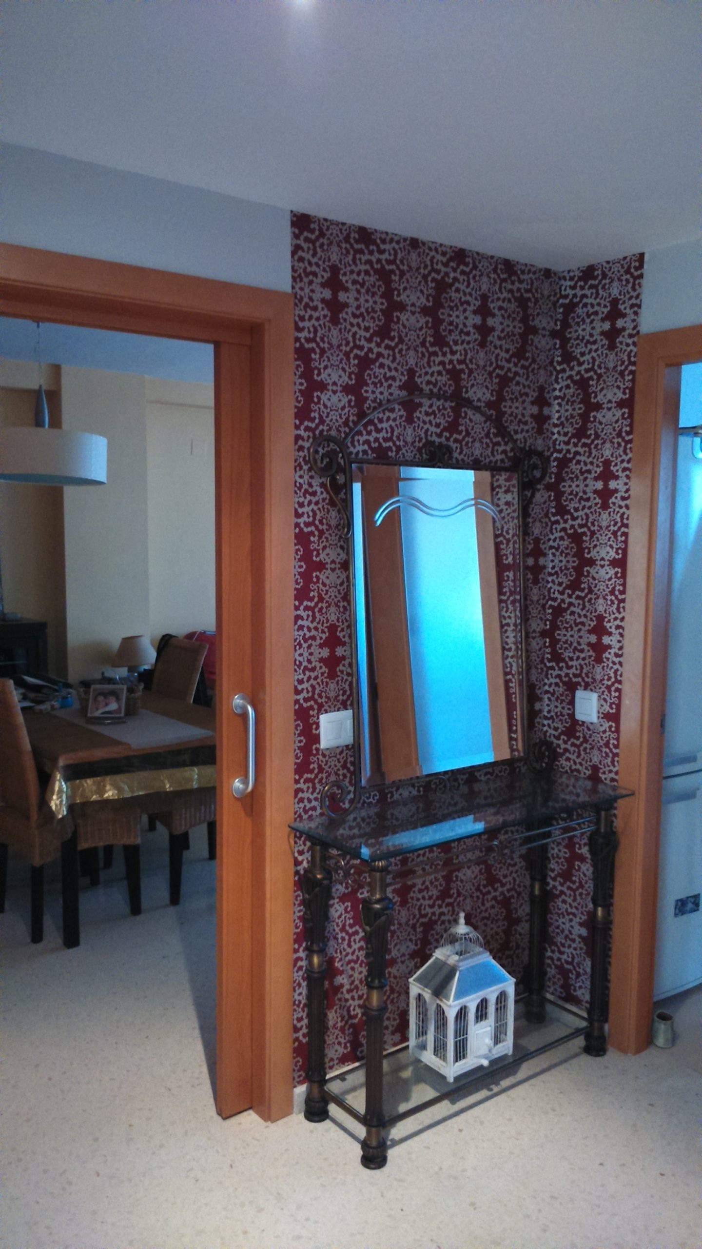 Acabado decorativo en recibidor