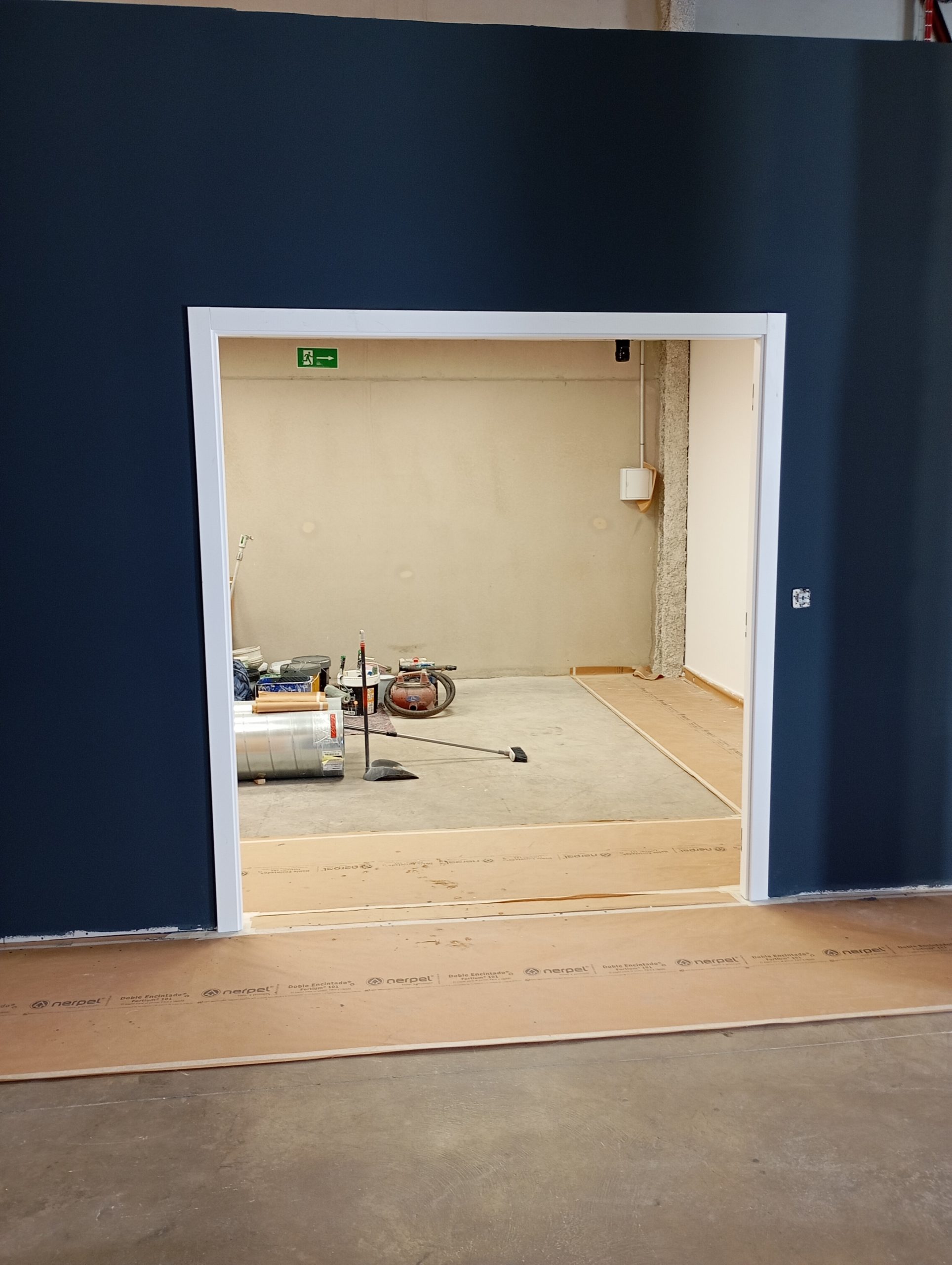 Trabajo de pintura interior