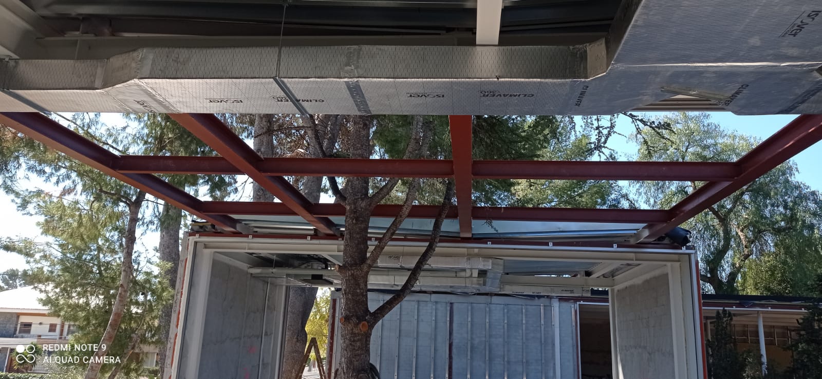 Estructura metálica en vivienda