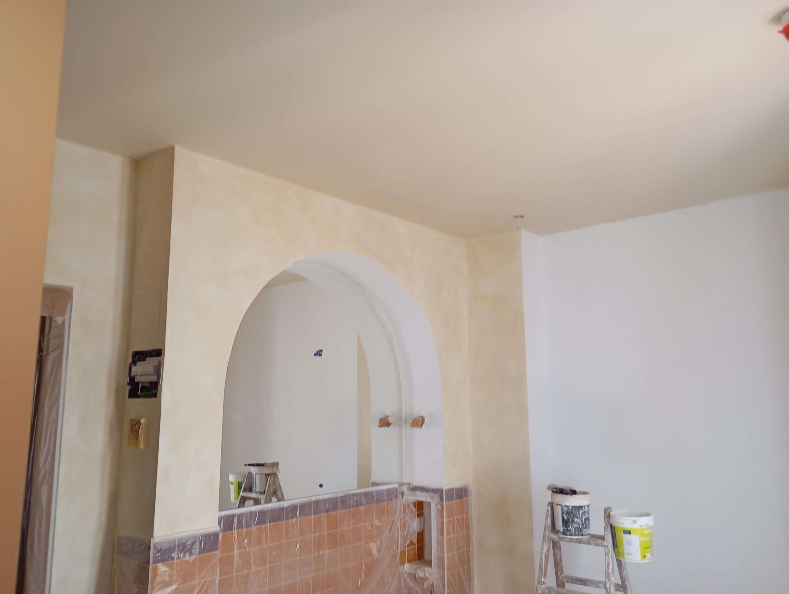 Después transformación decorativa interior
